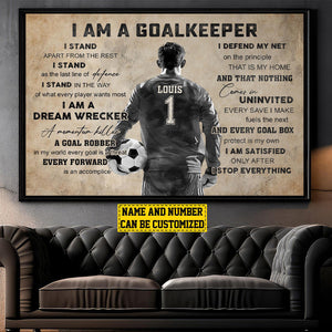 Personalized Poster-Great Gift Idea For Soccer Lovers