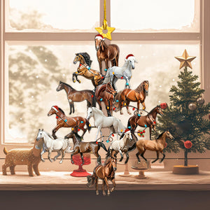 Horse Christmas Ornament-Gift For Horse Lover-New Release