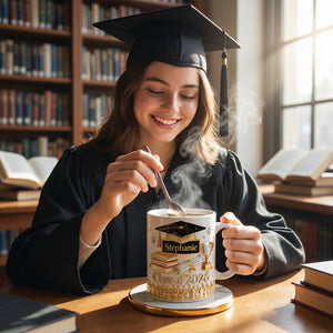 Personalized Graduation 3D Print Coffee Mug – The Perfect Graduation Gift