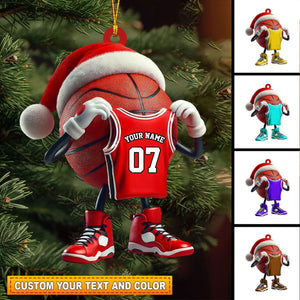 Personalized Basketball Christmas Ornament-Gift For Basketball Players and Fans-New Release