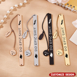 Enjoy The Next Chapter-Personalized Bookmark-Gift for Women Men