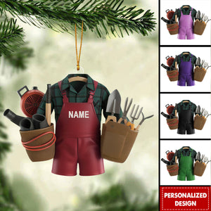 Personalized Garden Tools Christmas Ornament Gift for Garden Lovers