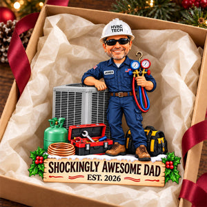 Personalized HVAC Technician Acrylic Plaque, Custom Photo HVAC Tech Gift