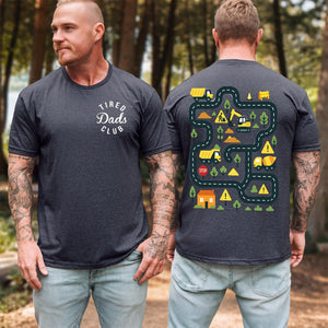 Tired Dads Club Shirt  - Gift For Hardworking Dads