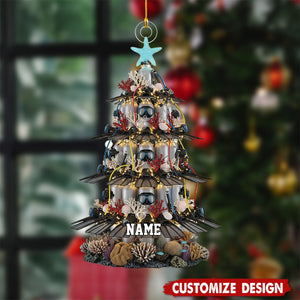 Personalized Scuba Diving Christmas Ornament - Gift for Sea Lovers