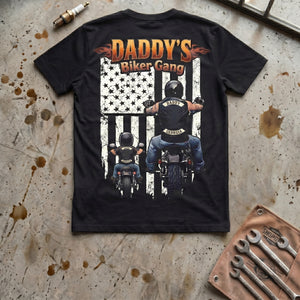 Daddy’s Biker Gang Shirt - Personalized Gift For Dads