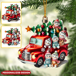 Nana's Cute Little Snowman - Personalized Grandma Ornament