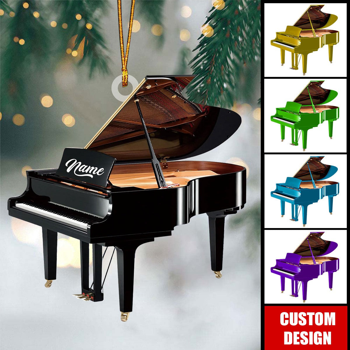 Personalized Piano Ornament-Gifts For Piano Lovers - New Release