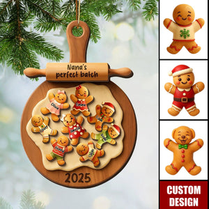 Personalized Gingerbread Family Christmas Ornament-Gift For Family