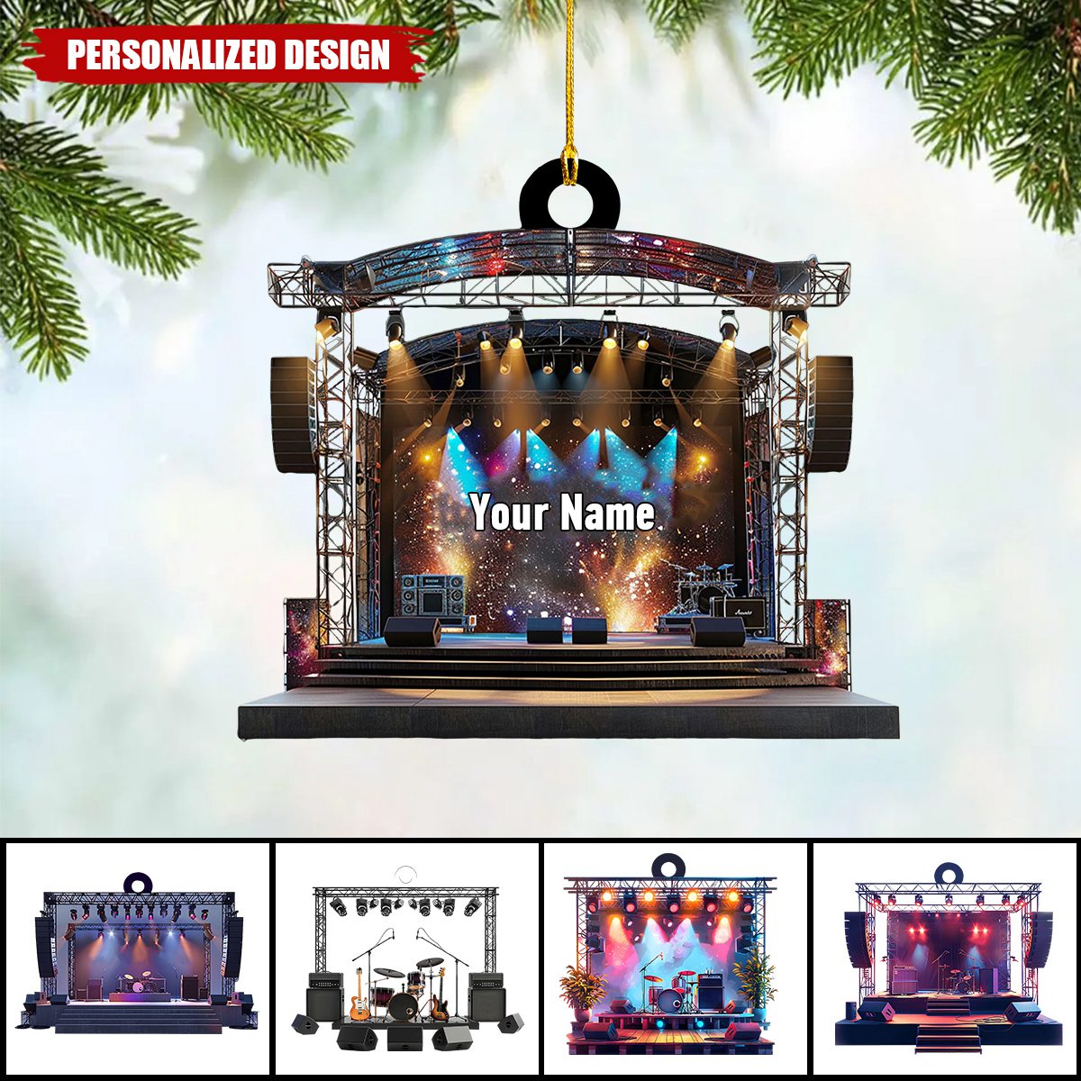 Personalized Music festivals/Concert Ornament-Gift For Music Lovers-2024 New Release
