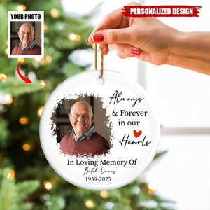 Personalized Photo Memorial Ornament