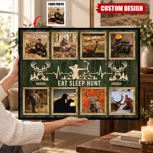Personalized Deer Hunting Poster, Deer Hunter Gift, Hunting Gift for Dad, Hunter Wall Art