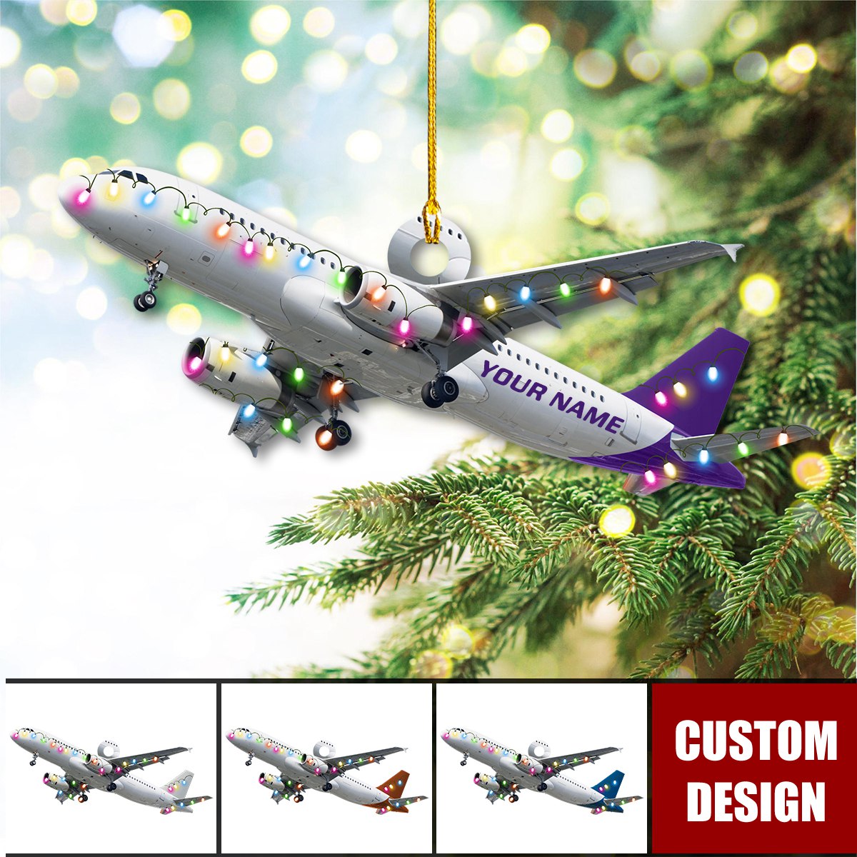 Personalized Airplane Ornament, Gifts For Pilot - New Release