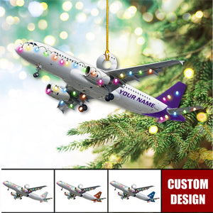 Personalized Airplane Ornament, Gifts For Pilot - New Release