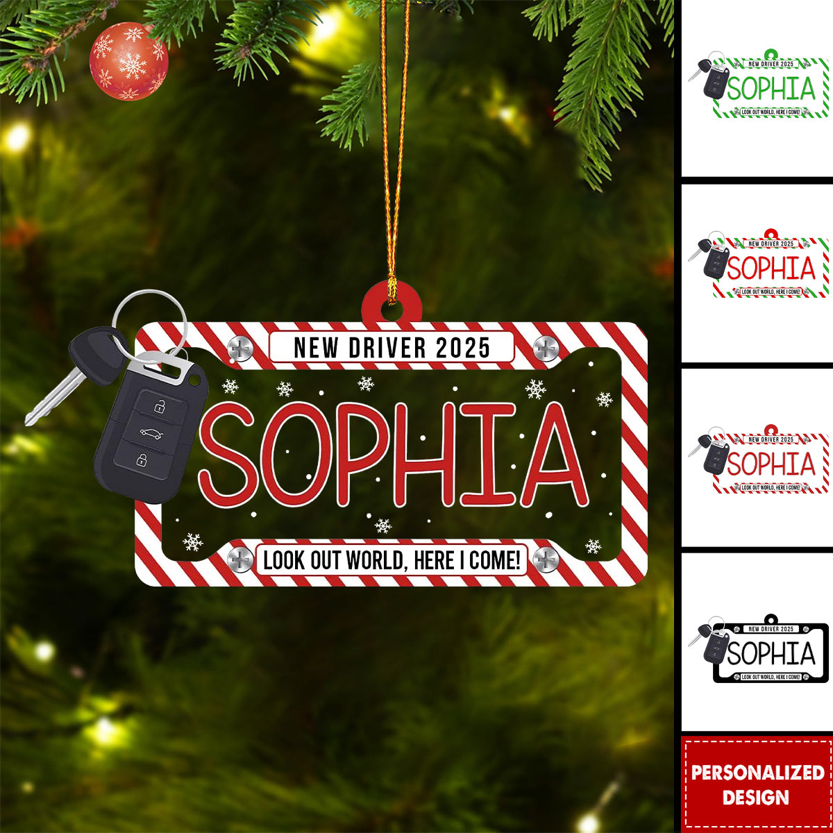 Personalized New Driver Ornament-Gift for New Drivers