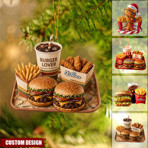 New Release - Personalized Fast Food Christmas Ornament