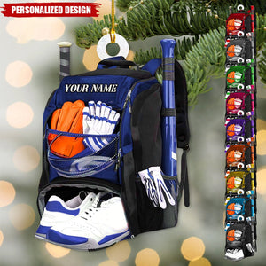 Personalized Baseball Christmas Ornaments-Gifts For Baseball Lovers-2024 New Release