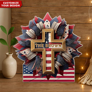 God Bless The American - Personalized Acrylic Plaque