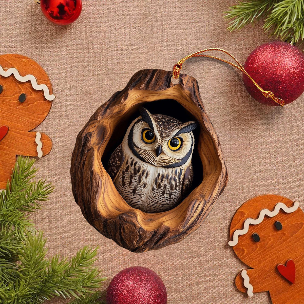 2025 New Release-Owl Christmas Ornament-Gift for Owl Lover