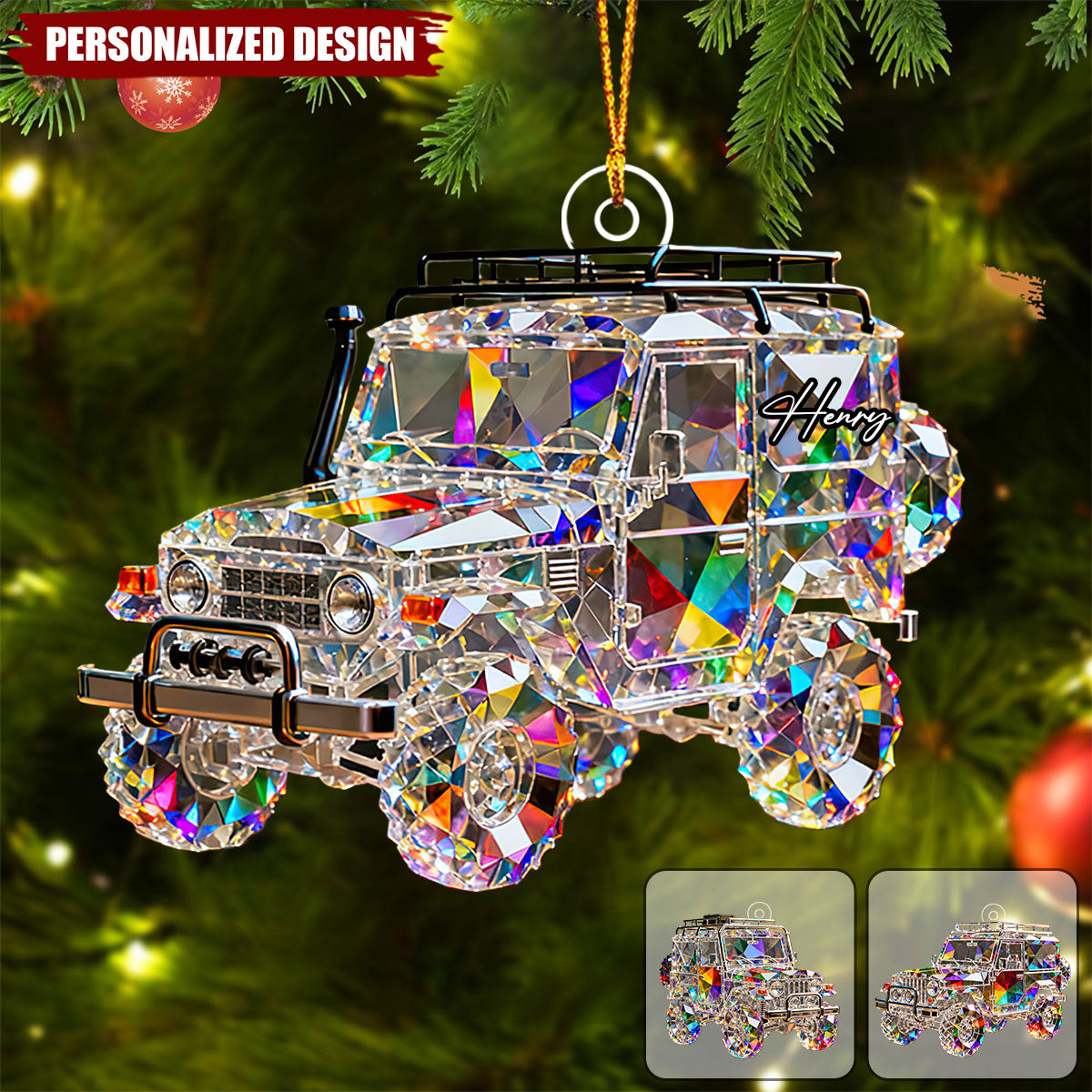 Personalized Car Christmas Ornament