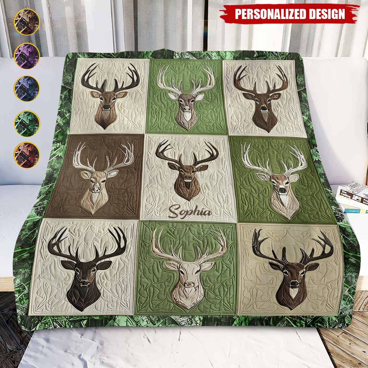 Country Girl-Personalized Hunting Blanket