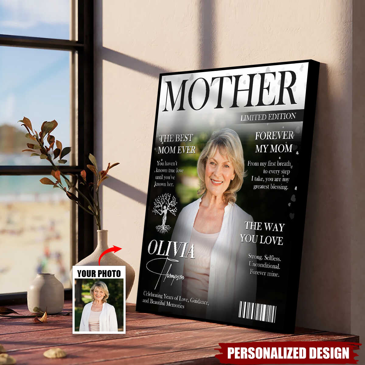 Personalized Mother Magazine Poster-Mother Appreciation Gift