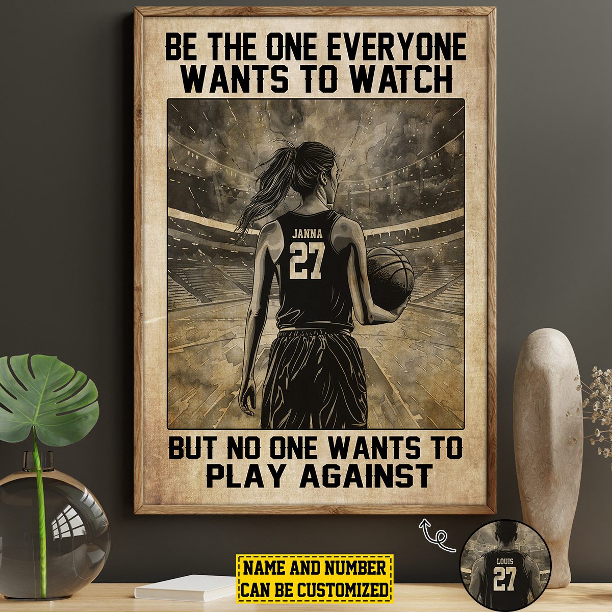 Okbands New Realease-Personalized Basketball Poster-Gift For Basketball Lovers