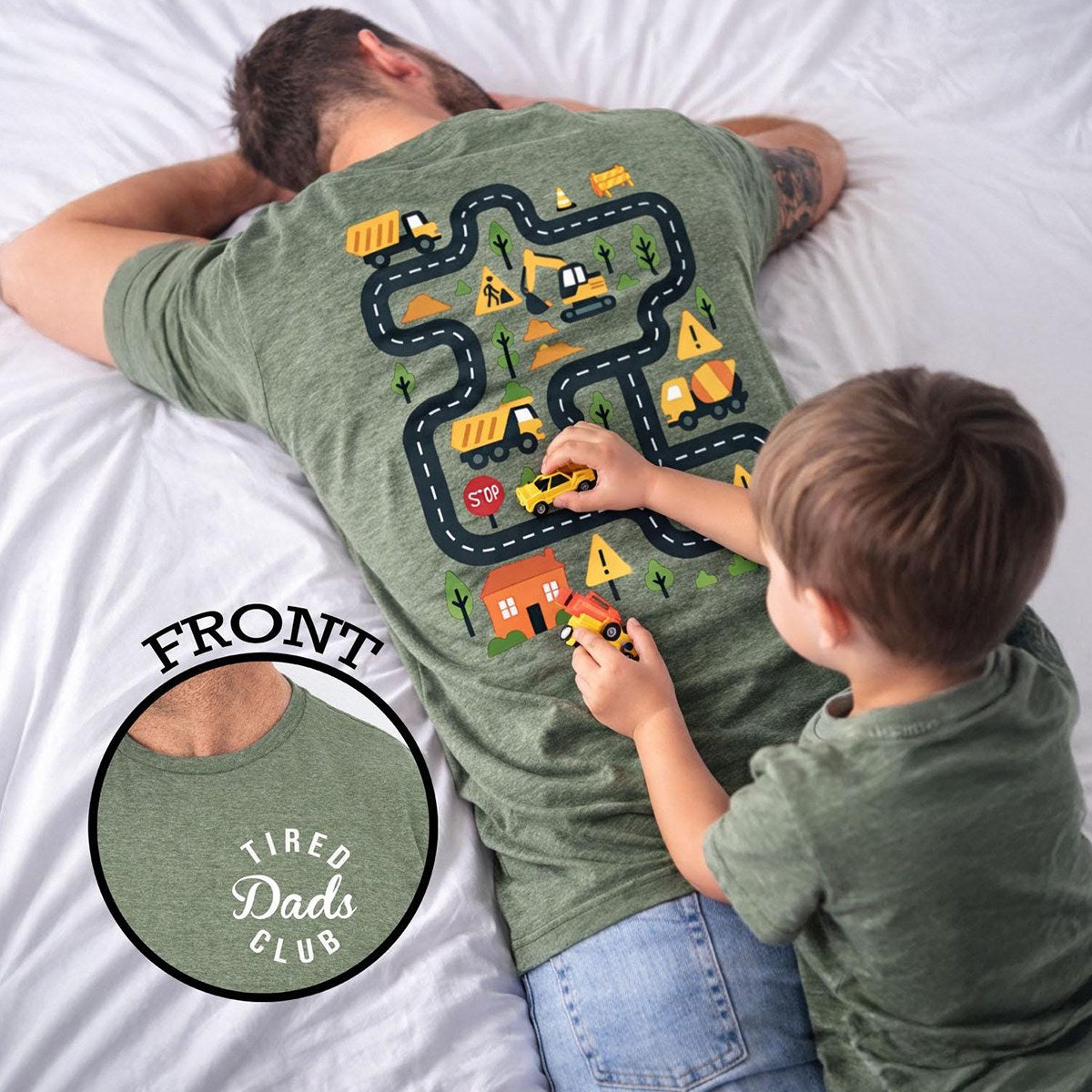 Tired Dads Club Shirt  - Gift For Hardworking Dads