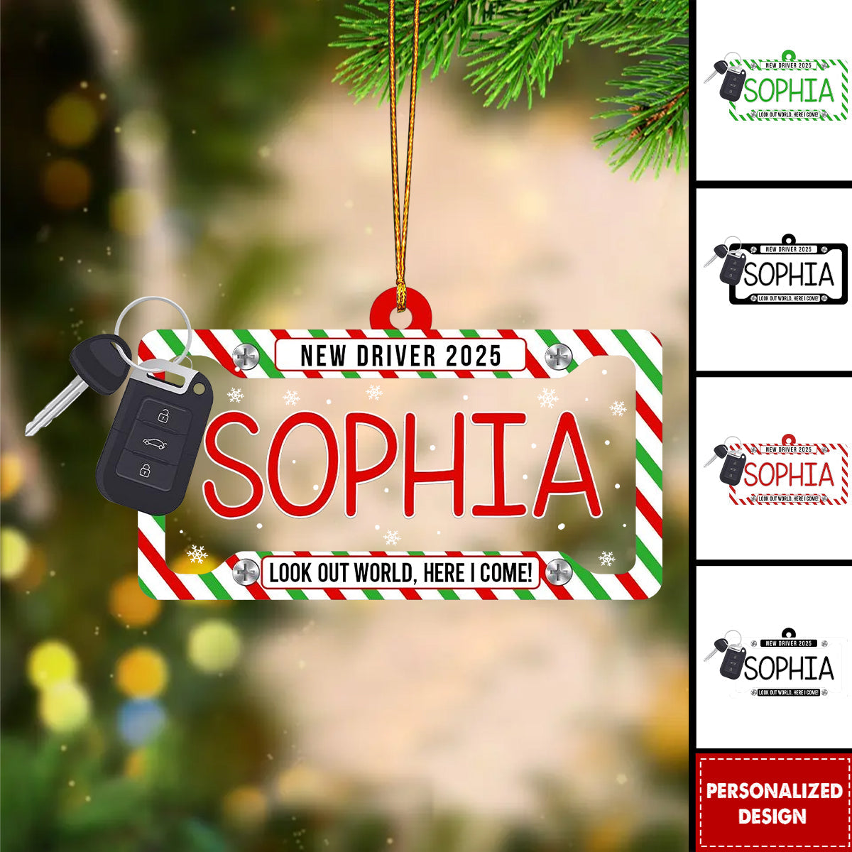 Personalized New Driver Ornament-Gift for New Drivers