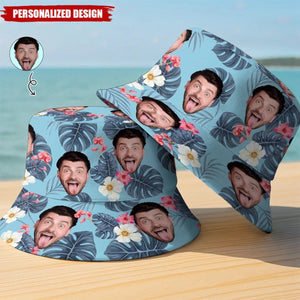 Custom Photo Vacation Mode, Activated-Personalized Bucket Hat-Gift For Family Members