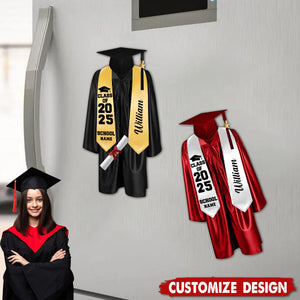 Personalized Graduation Decal-Graduation Gift