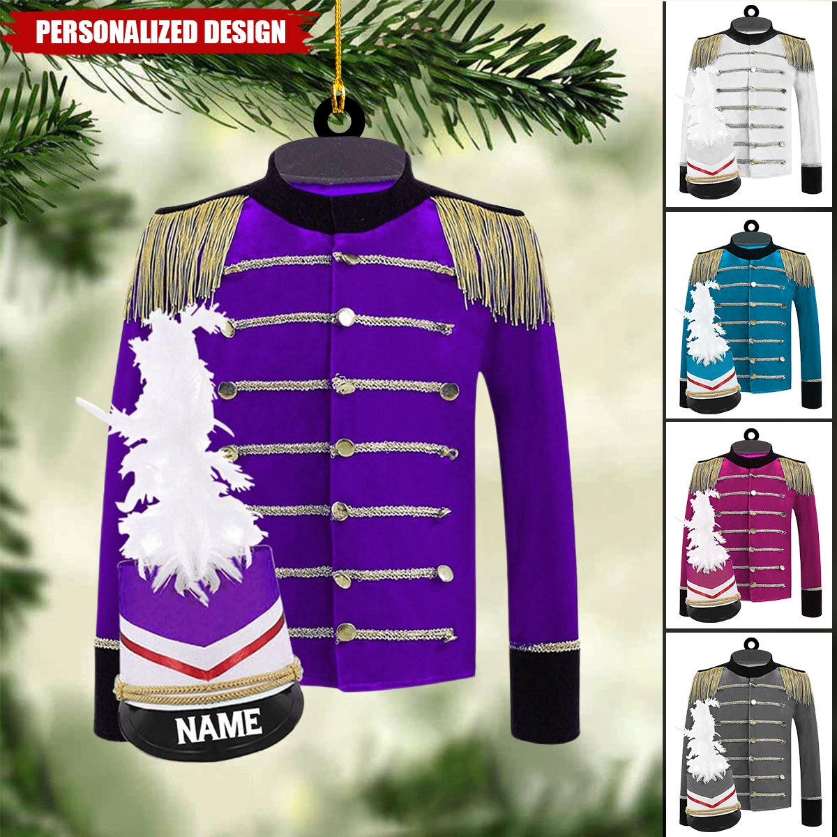 New Release Personalized Marching Band Uniform Ornament-Gifts For Marching Band