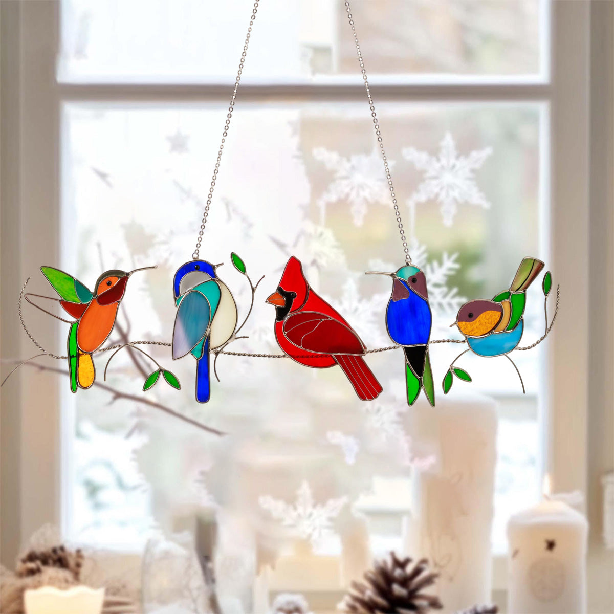 Gift For Bird Lovers-Bird Suncathcer Ornament
