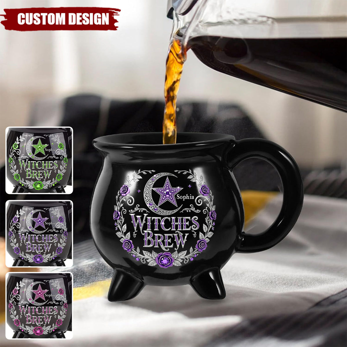 Witches Brew - Personalized Witch Cauldron Mug