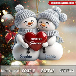 New Release Christmas Snowman-Personalized Acrylic Ornament
