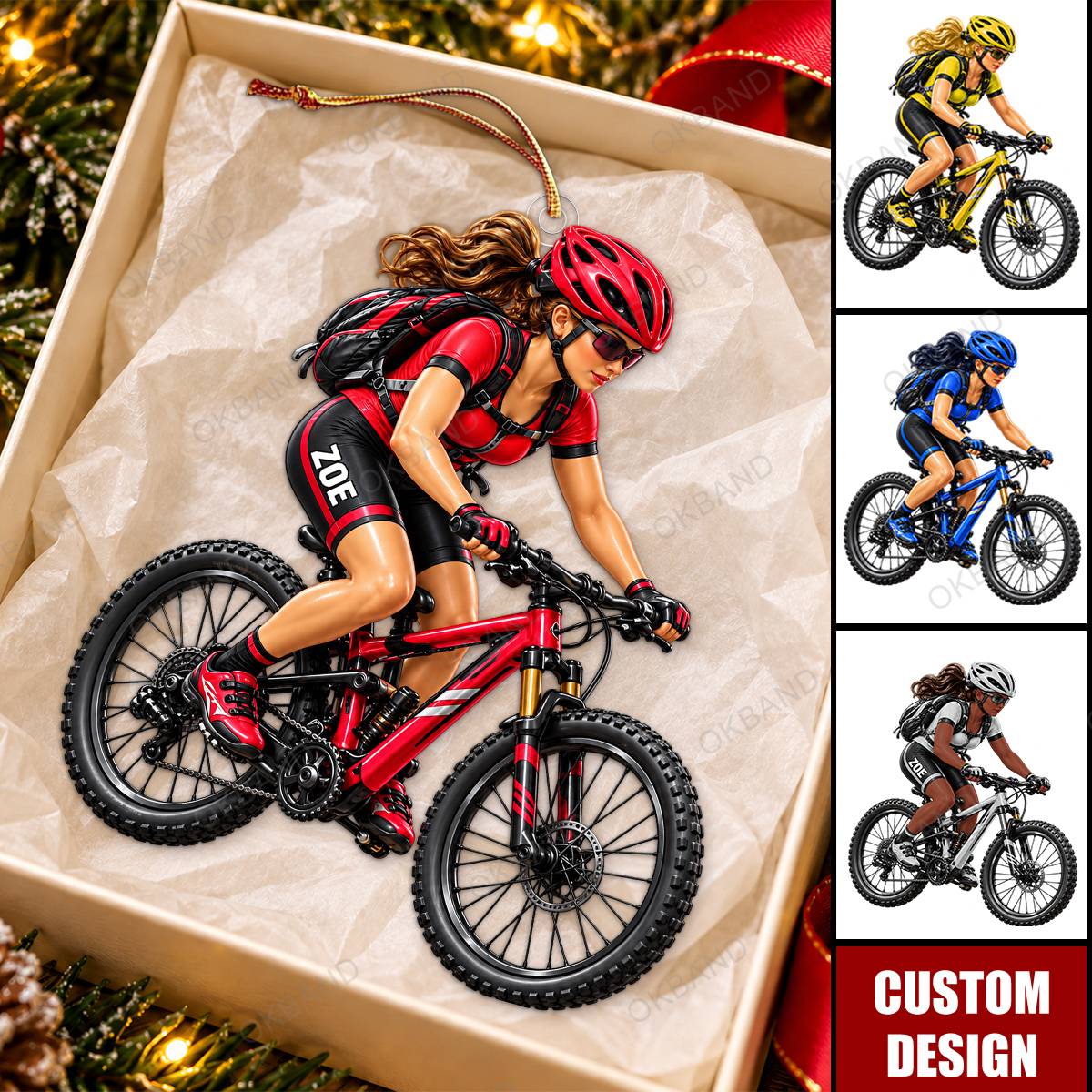 Personalized Just a Girl Who Loves Cycling, Cyclist Gift, Bike Lover Gift, Creative Girl Gift, Gift for Riders and Biking Lovers