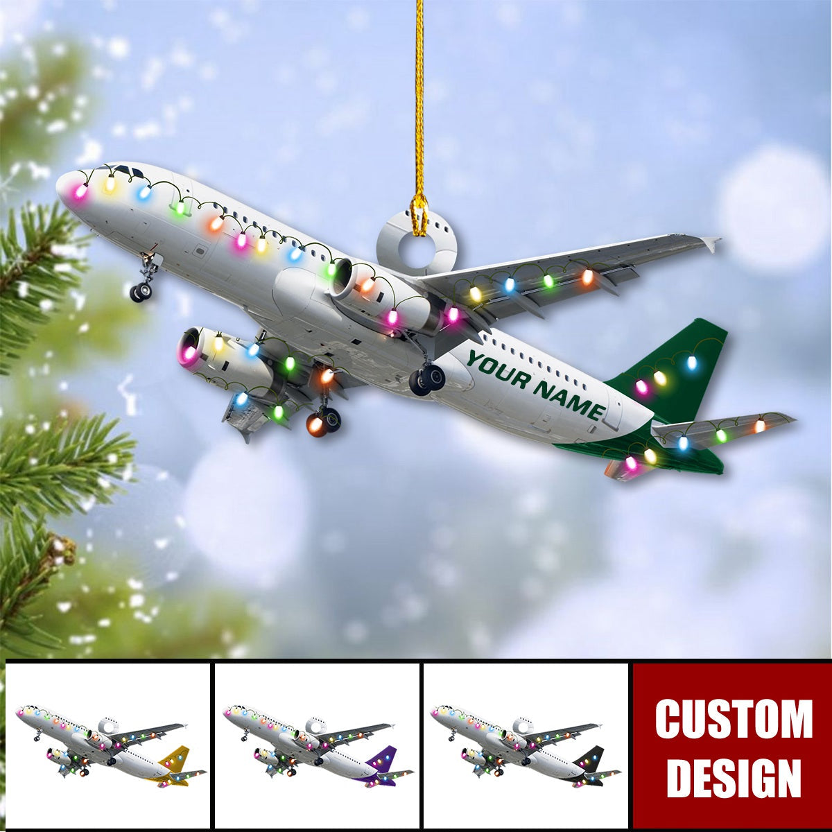 Personalized Airplane Ornament, Gifts For Pilot - New Release