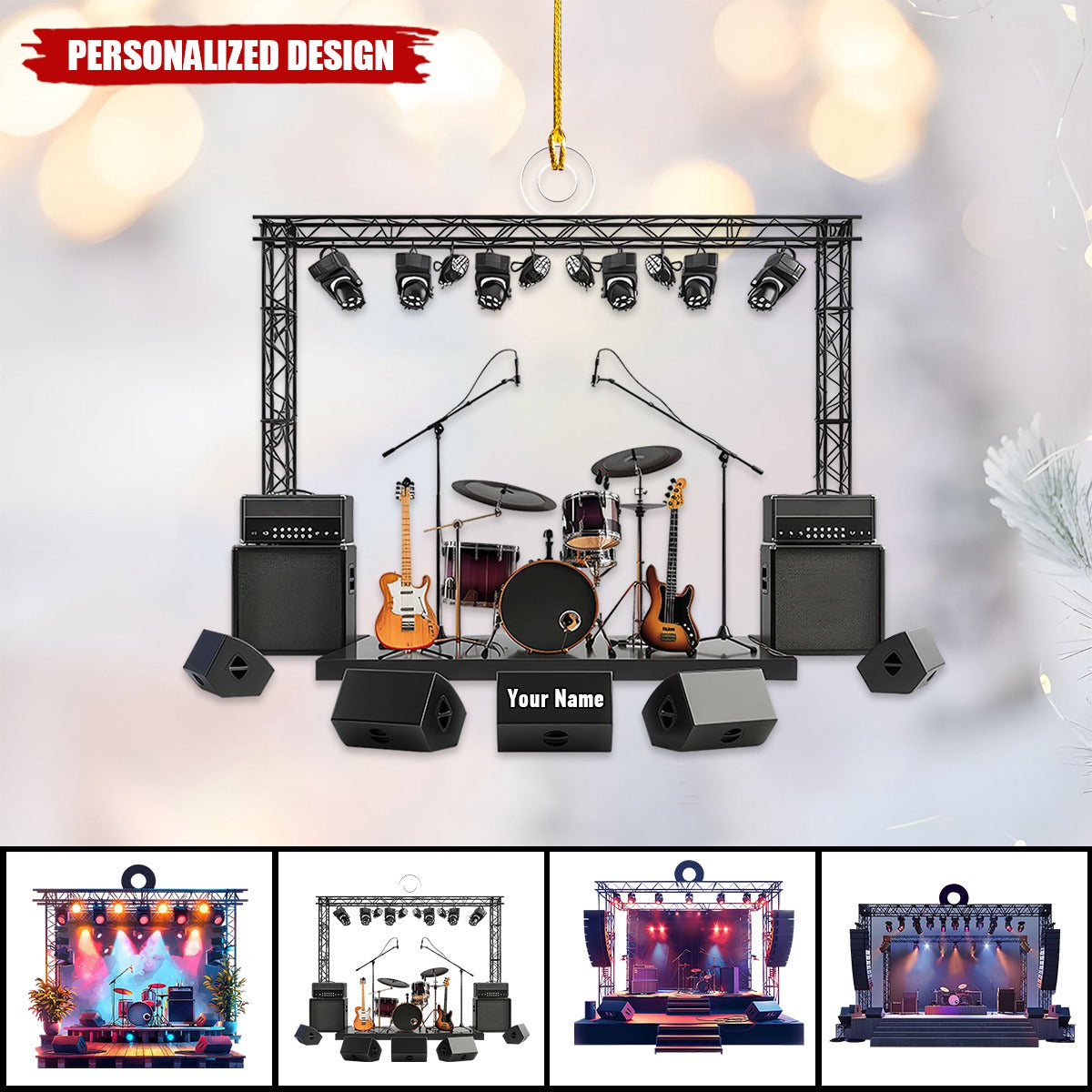 Personalized Music festivals/Concert Ornament-Gift For Music Lovers-2024 New Release