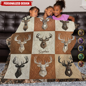 Country Girl-Personalized Hunting Blanket