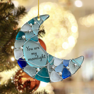 You Are My  Moonlight-Couple Ornament