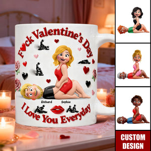 Personalized Couple Love You Everyday Coffee Mug-Gifts For Couple