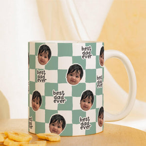 Personalized Best Dad Ever Retro Mug - Gift For New Dads & Father’s Day