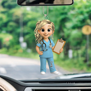 To My Favorite Nurse Personalized Car Hanging Ornament - Gift For Nurse