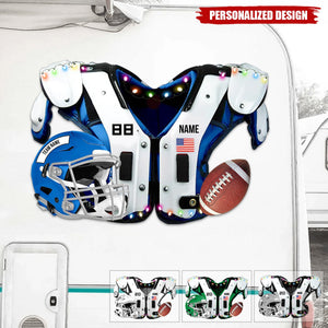 Personalized American Football Decal-Gift For American Player