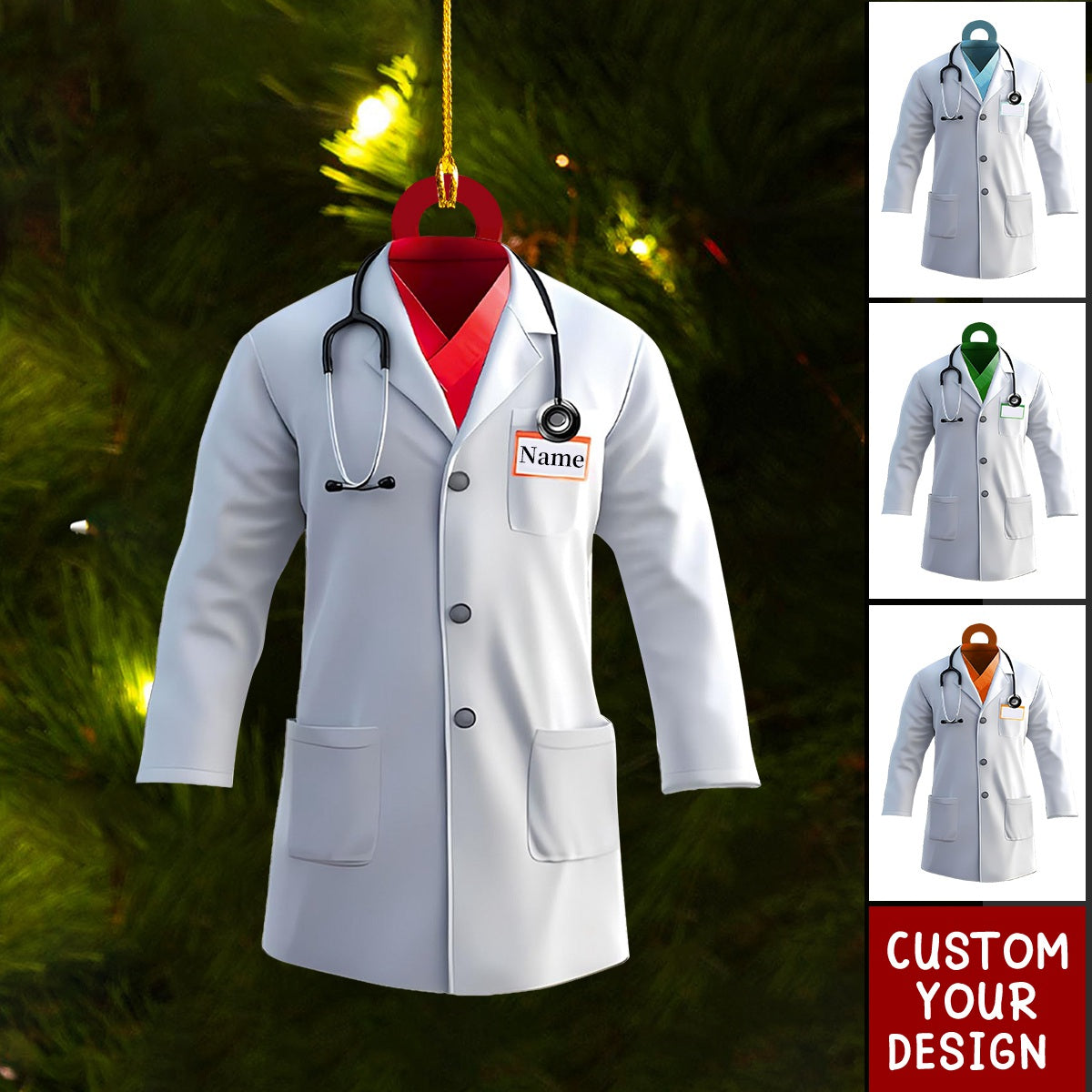 Personalized Doctor Christmas Ornament Gift For Doctor- New Release