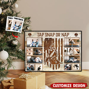 Jiu jitsu Photo-Personalized Poster-Gift For Jiu jitsu Lover