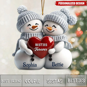 New Release Christmas Snowman-Personalized Acrylic Ornament