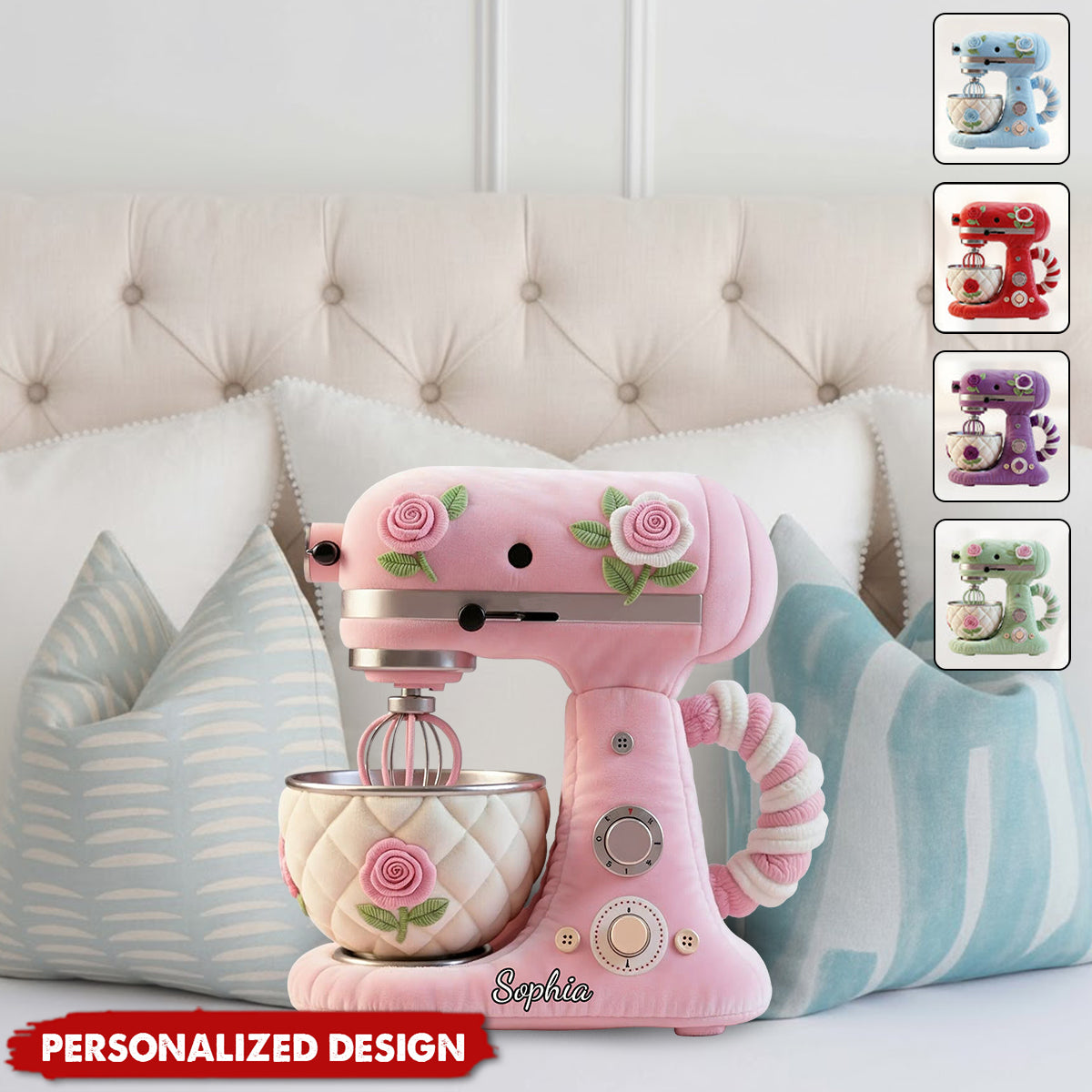 Personalized Baking Faux Fur Shaped Pillow-Perfect Gift For Baking Lovers