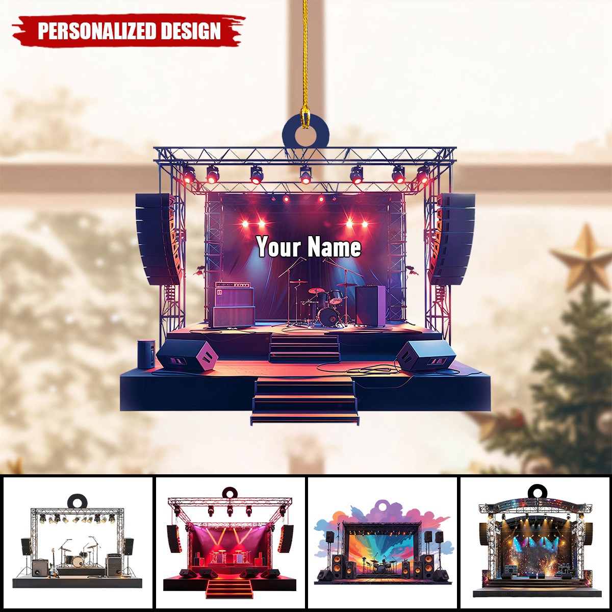 Personalized Music festivals/Concert Ornament-Gift For Music Lovers-2024 New Release