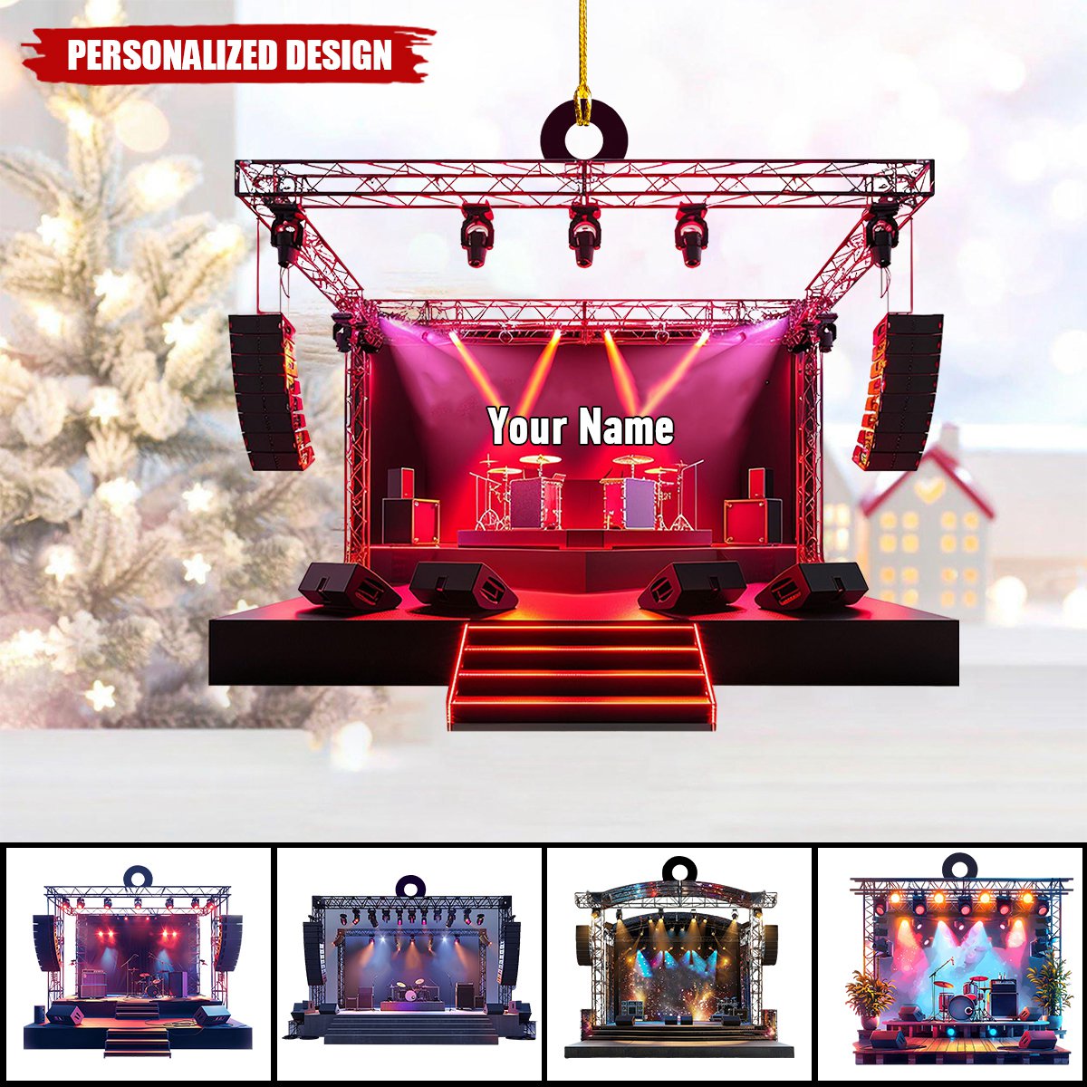 Personalized Music festivals/Concert Ornament-Gift For Music Lovers-2024 New Release